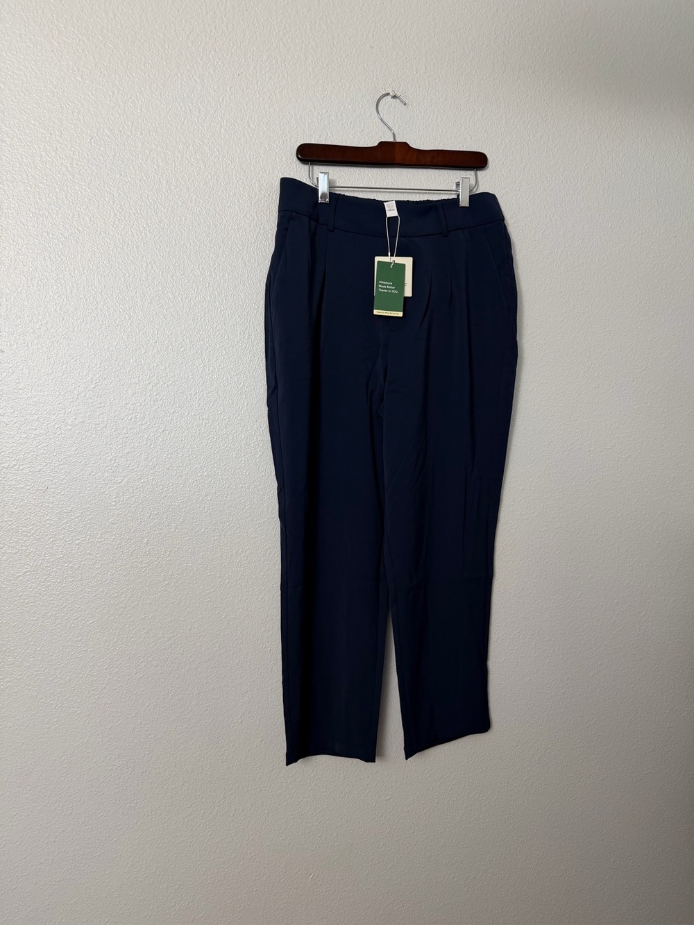 HALARA Navy Wide Leg Pants SZ L